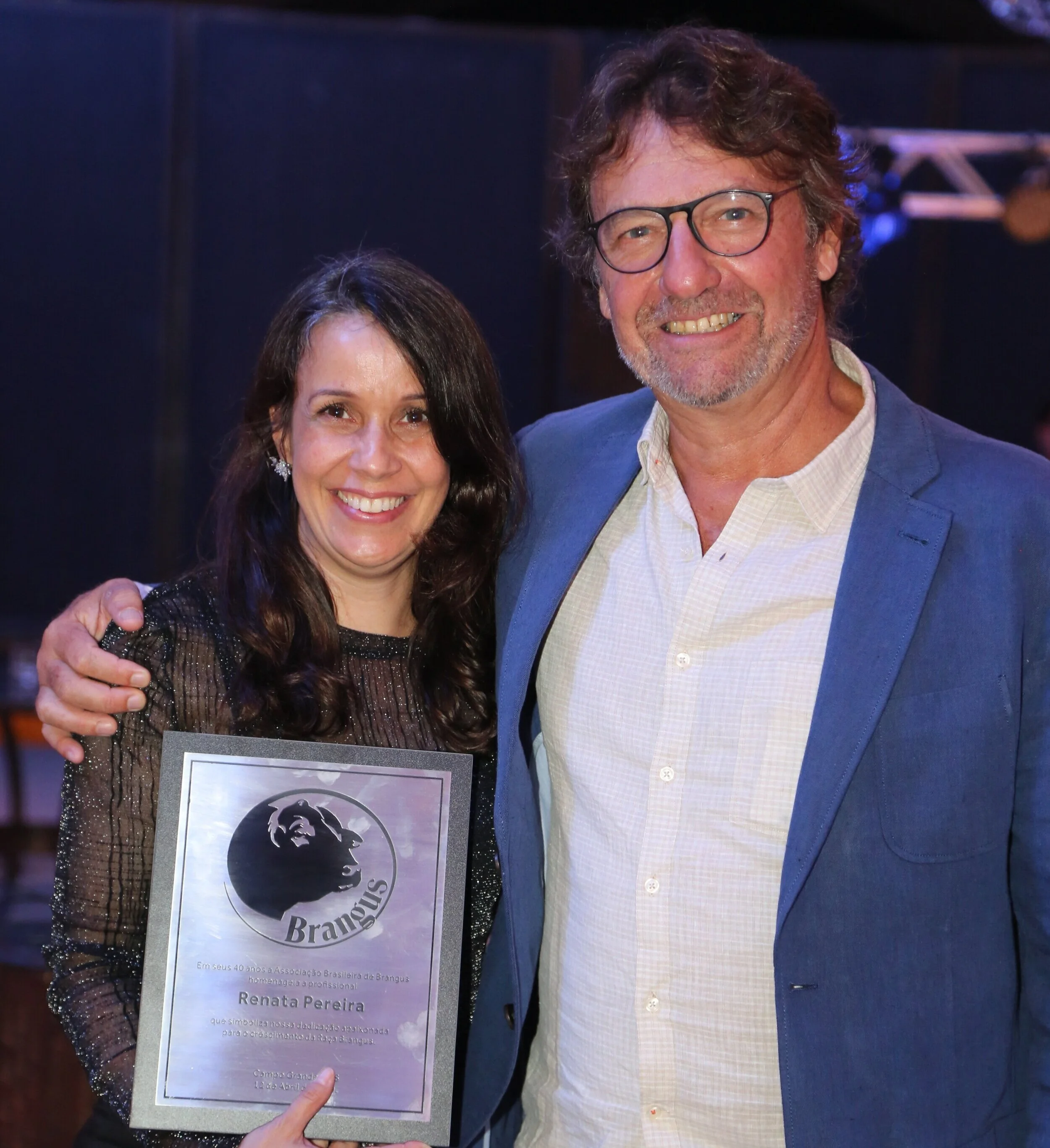  Renata Pereira e Kaju (Presidente da Associação Brasileira de Brangus) 