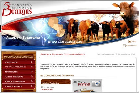 Paraguai lança página de Congresso Mundial