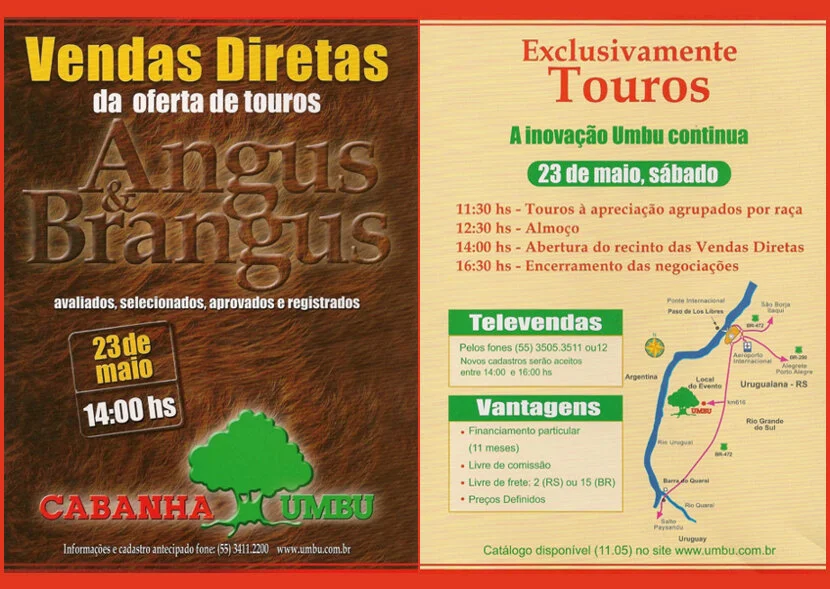 Cabanha Umbu realiza Vendas Diretas