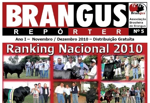 Versão virtual do Jornal Brangus Repórter Nº 5 já está disponível