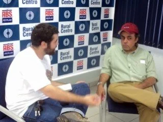 Marcos Meirelles é entrevistado na Rede Rural Centro durante a Expogrande