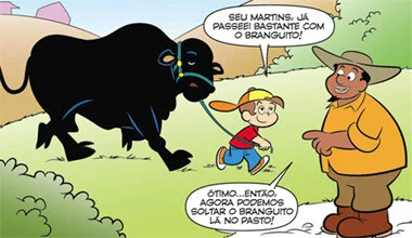 Brangus inspira personagem de revista infantil