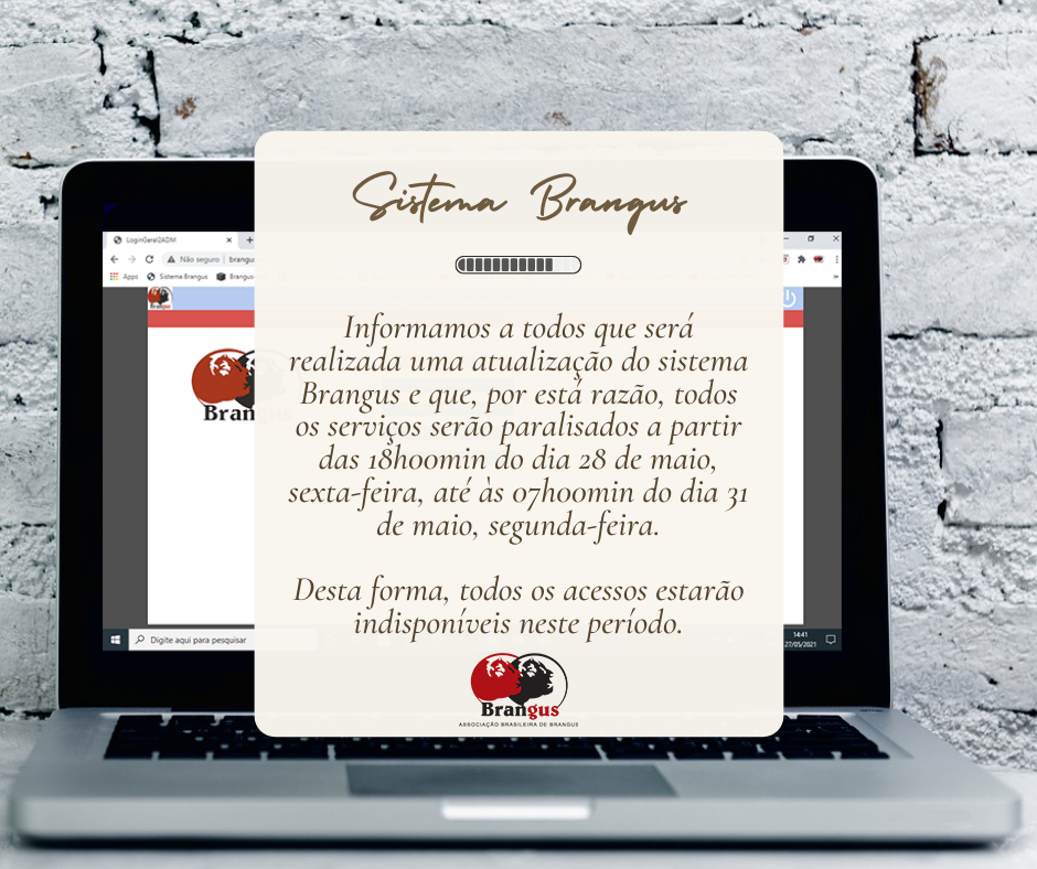 COMUNICADO - ATUALIZAÇÃO DO SISTEMA