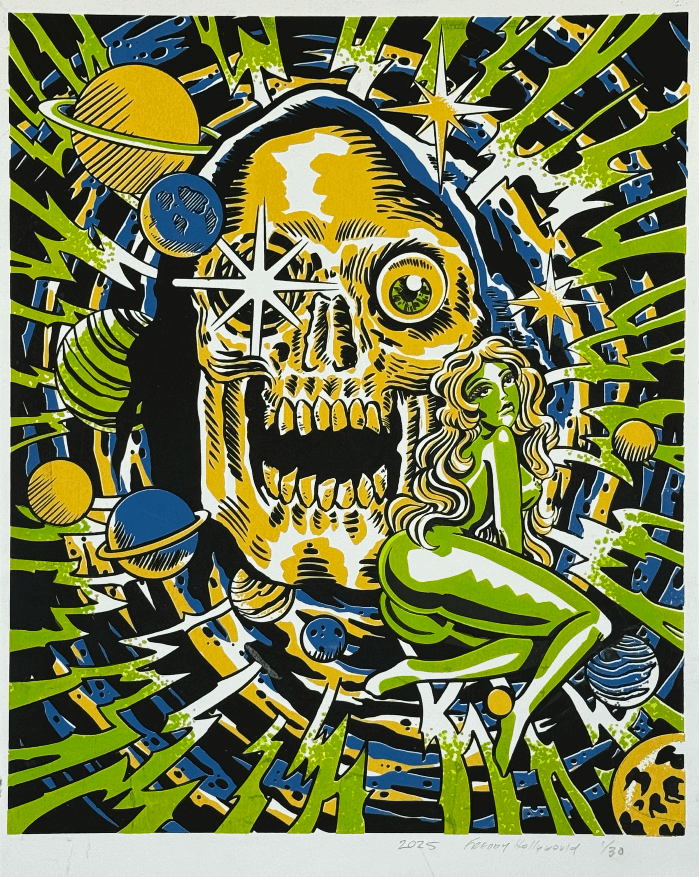 Screen Printed Poster