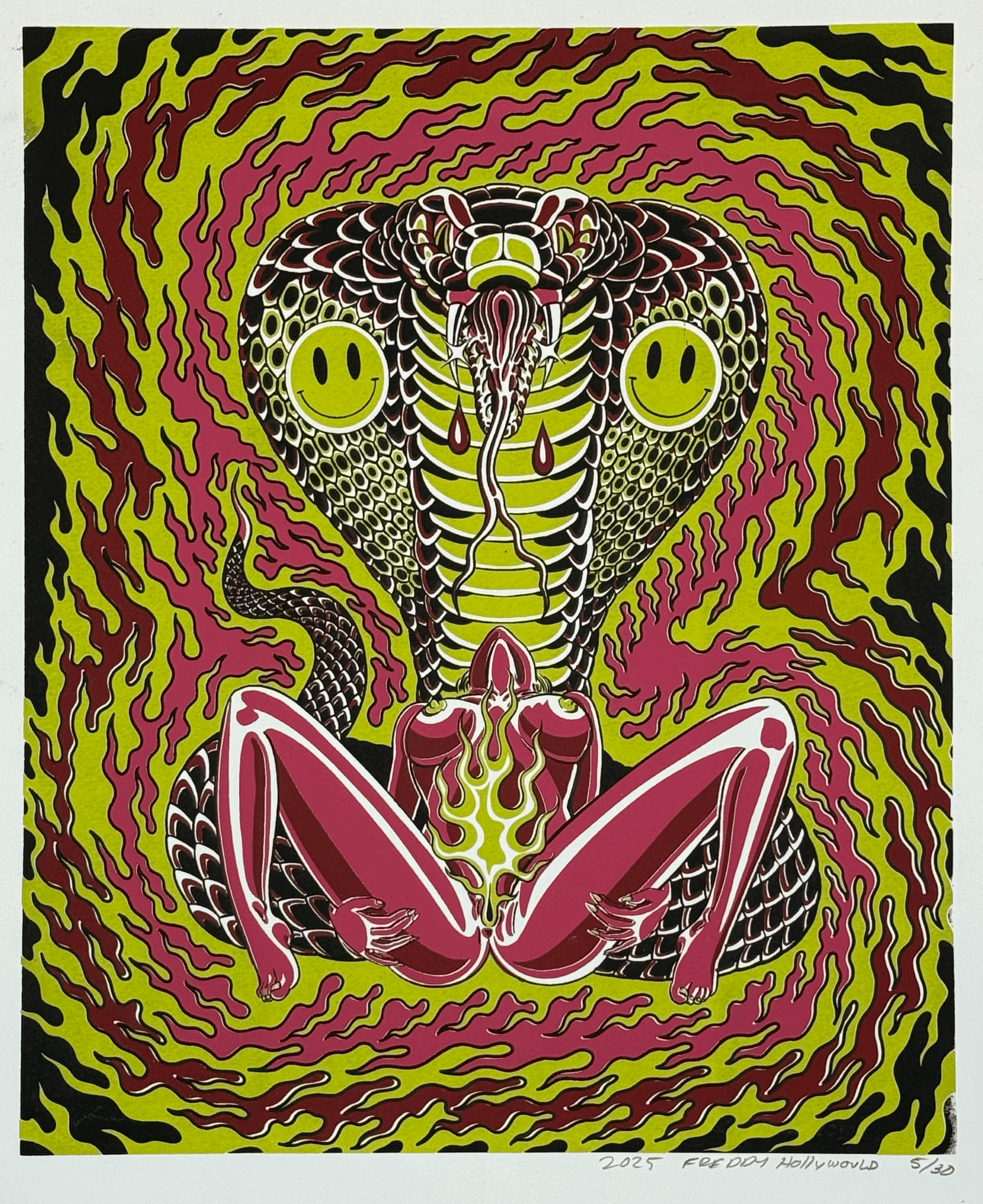 Screen Printed Poster