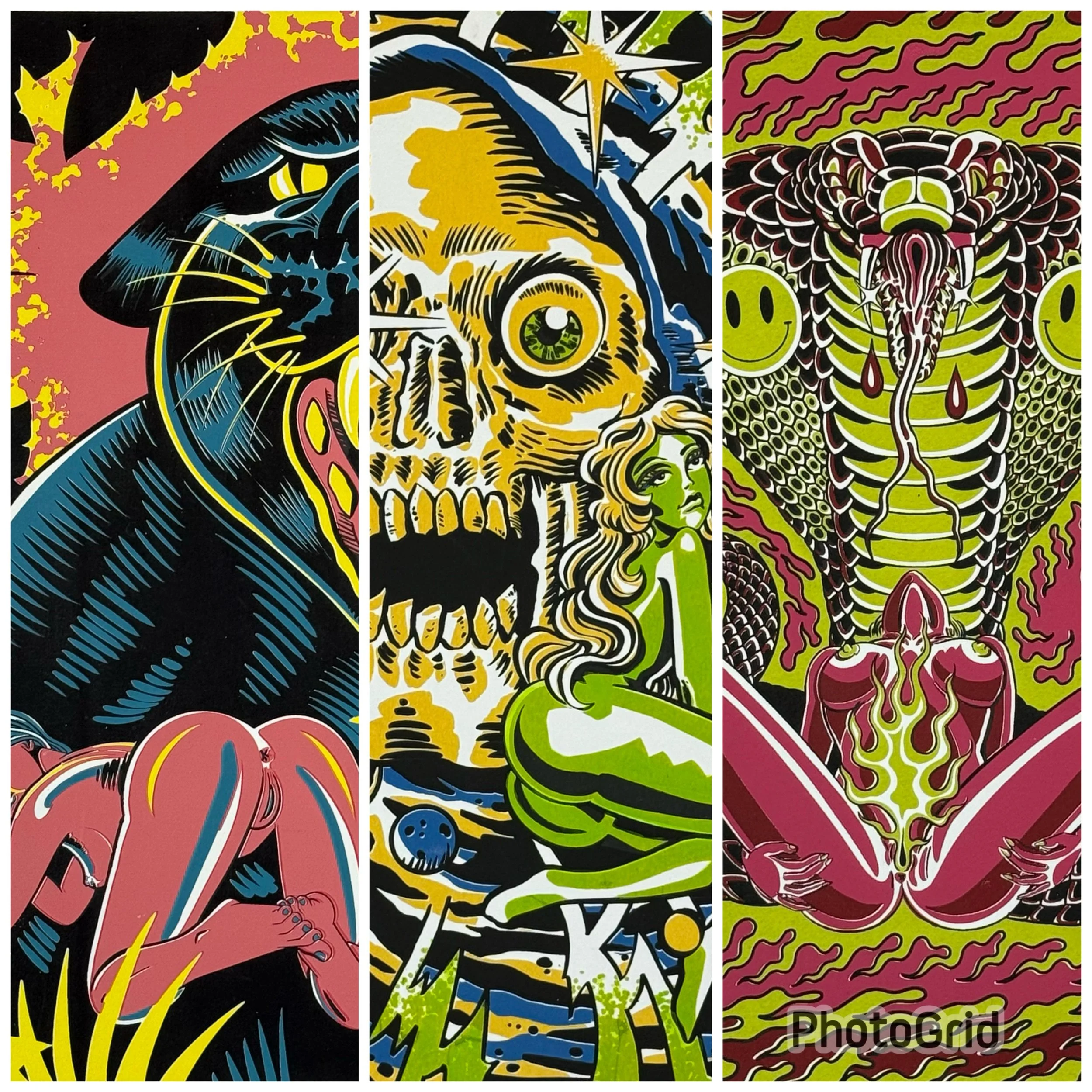 Screen Printed Poster- Set of Three