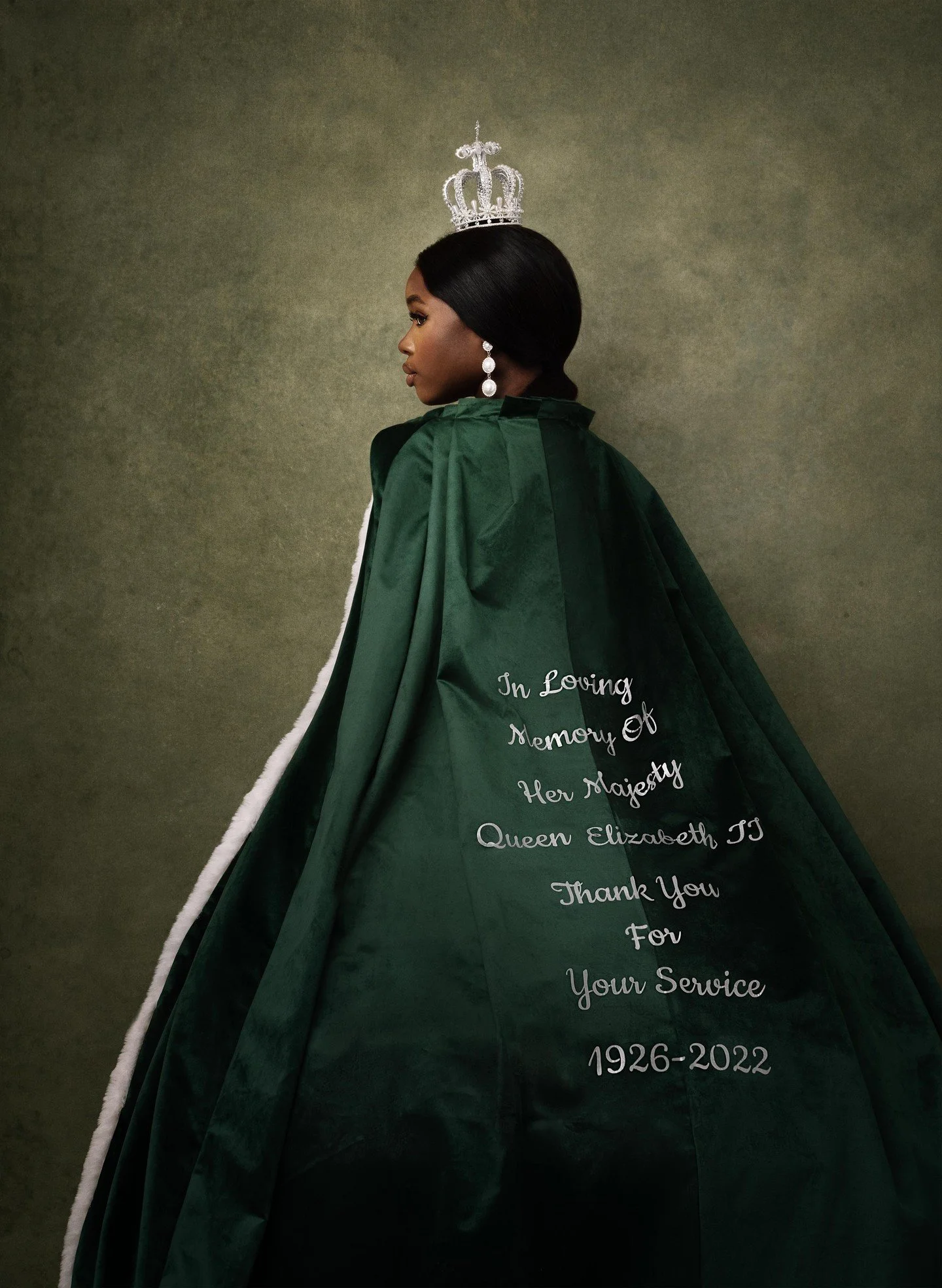 That soft diffused lighting is doing all the heavy lifting here creating gentle shadows that contour her face and that delicate crown without going full drama queen, while still letting every sparkle on those intricate crown details catch just enough