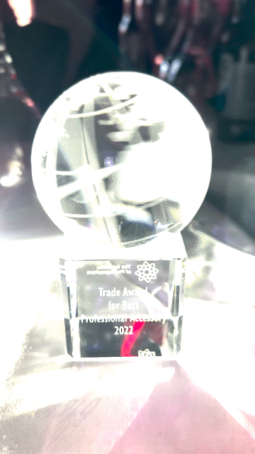 SWPP Trade Award for Best Professional Accessory 2022, won by Hand Painted Backdrops UK.