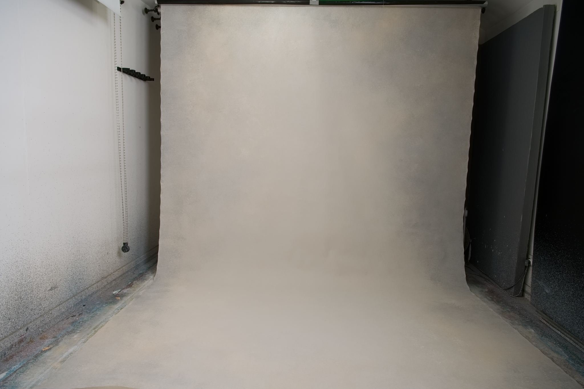 ✅ Light warm grey Hand painted canvas backdrop 270x420cm 8120526