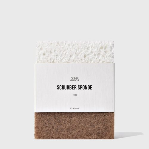 We have been using Public Goods Walnut Scrub sponge for two weeks. This is  our review. — The Reduce Report