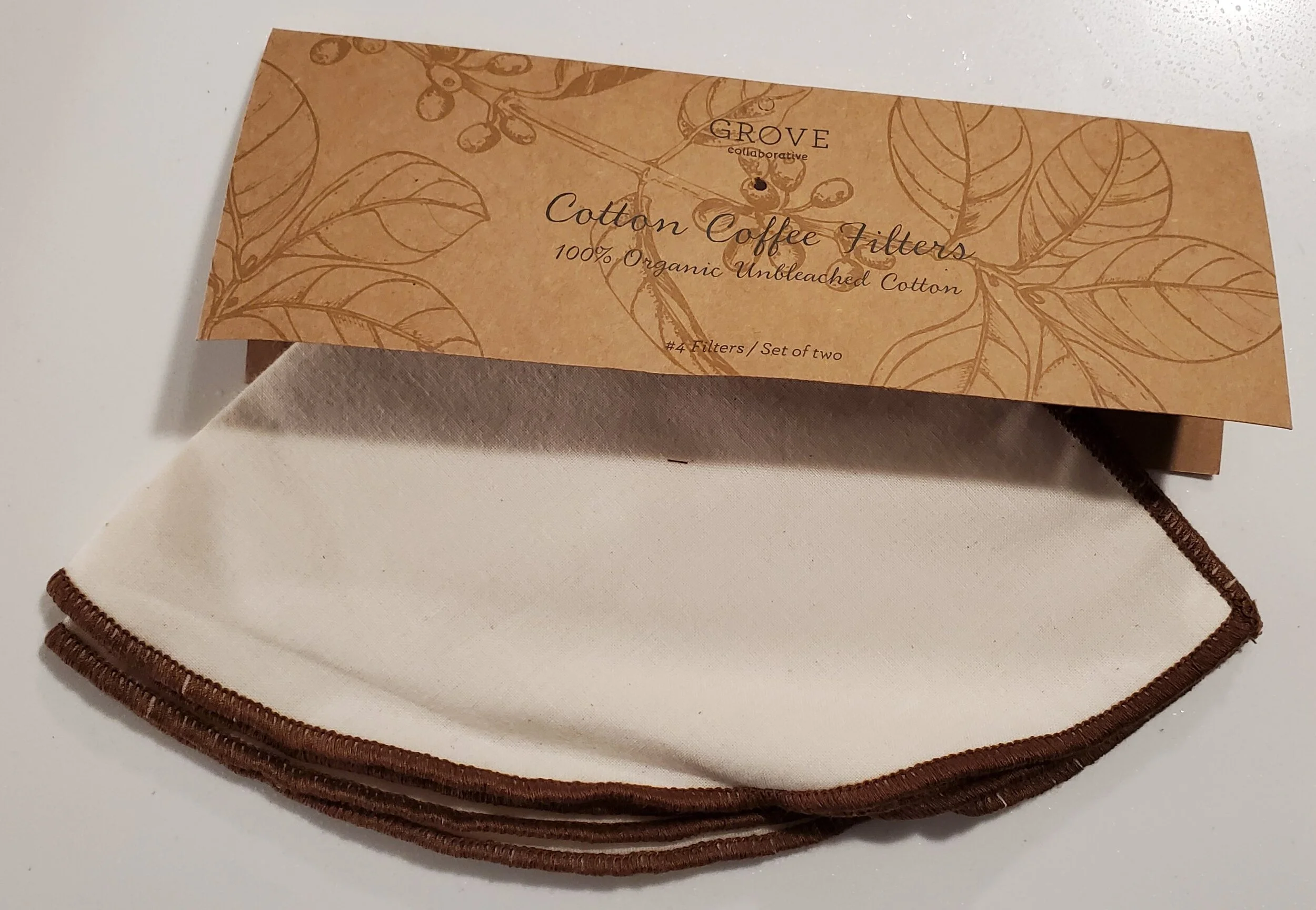 We brewed coffee with Grove Collaborative's Organic Cotton reusable