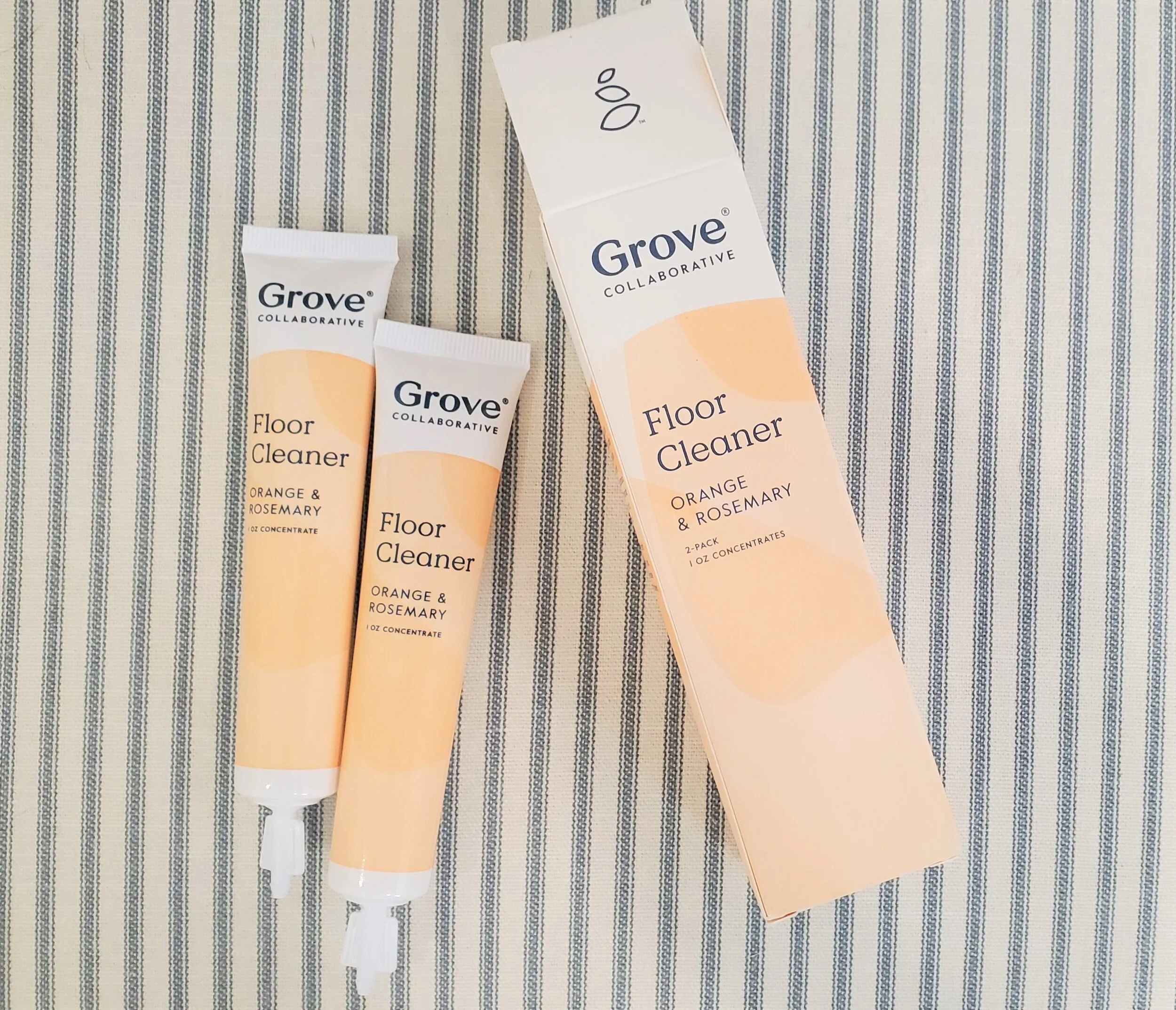 We cleaned our wood floors with Grove Collaborative's concentrated ...
