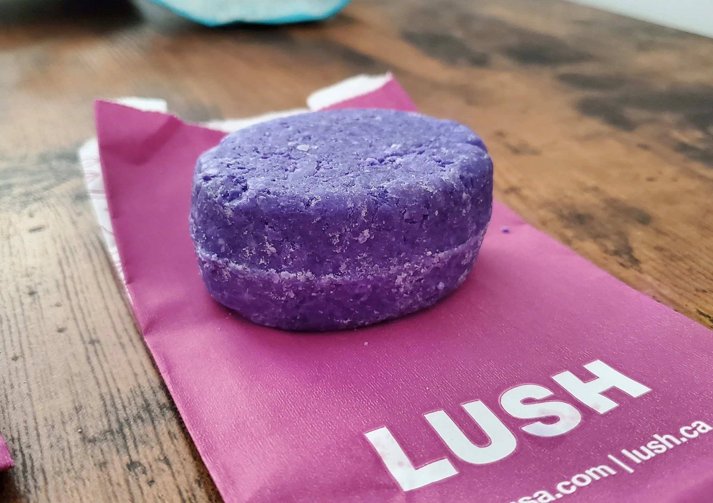 Lush Conditioner Bar we used Lush's Sugar DaddyO conditioner and