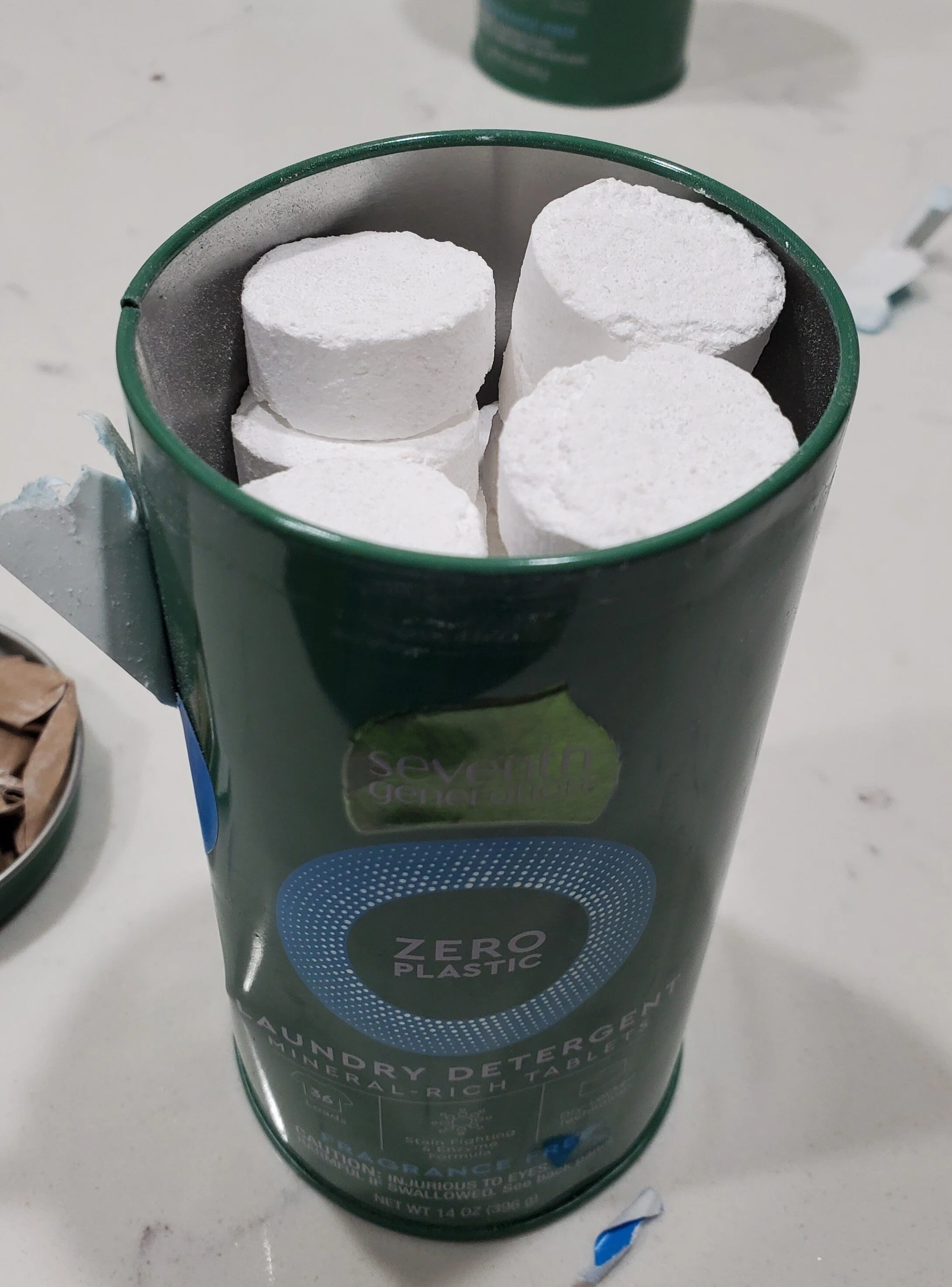 Seventh Generation Zero Plastic Laundry Detergent Tablets we did our