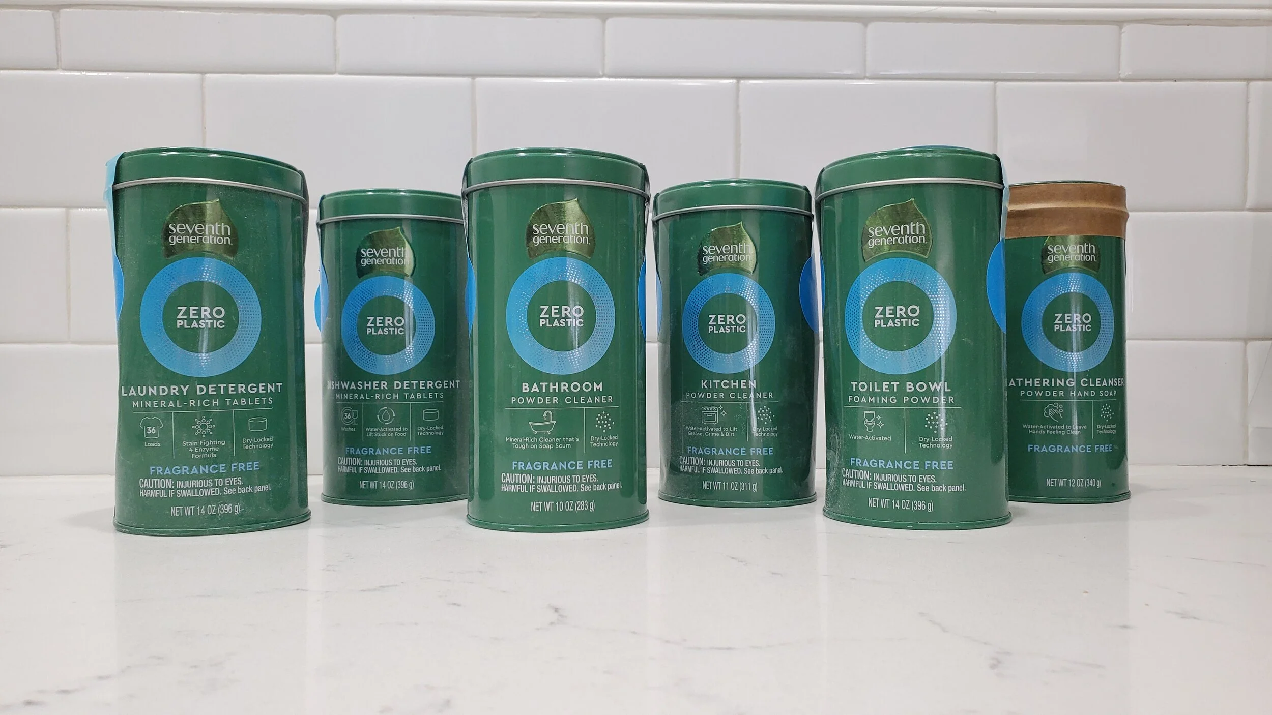 We tried Seventh Generation's Zero Plastic Dishwasher Tablets and here