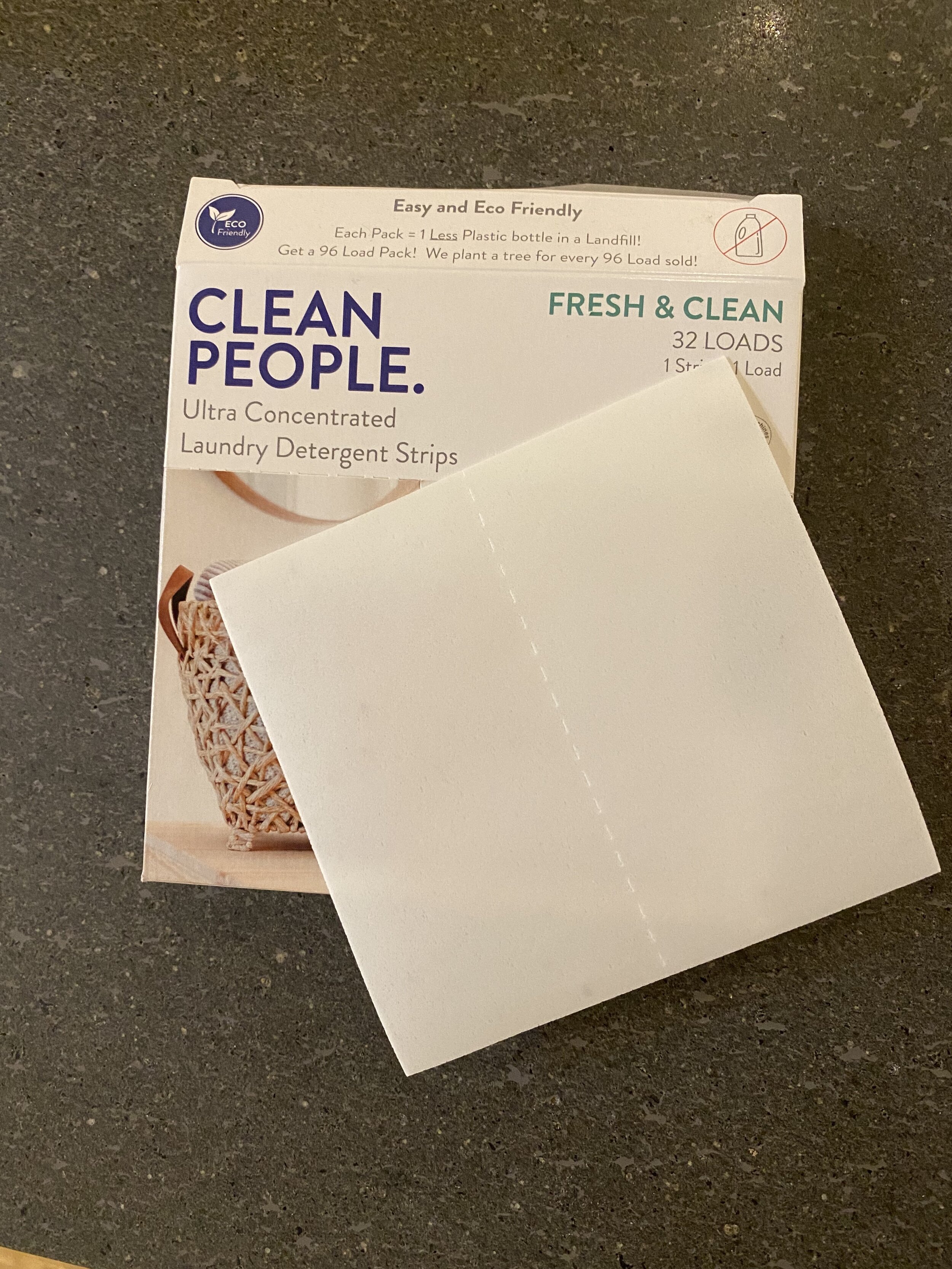 Clean People Laundry Detergent Sheets - Plant-Based, Hypoallergenic Soap - Ultra Concentrated, Plastic Free, Natural Ingredients, Recyclable Packaging