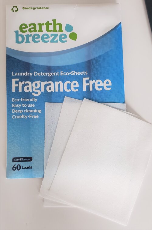 Earth Breeze Laundry Detergent Sheets Fragrance Free