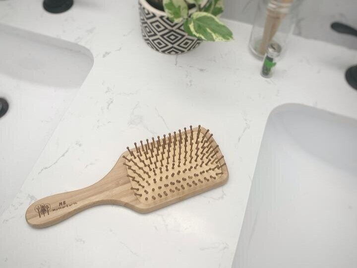 We tried Butter Me Up Organics bamboo paddle brush for a few weeks, here's  what we thought... — The Reduce Report