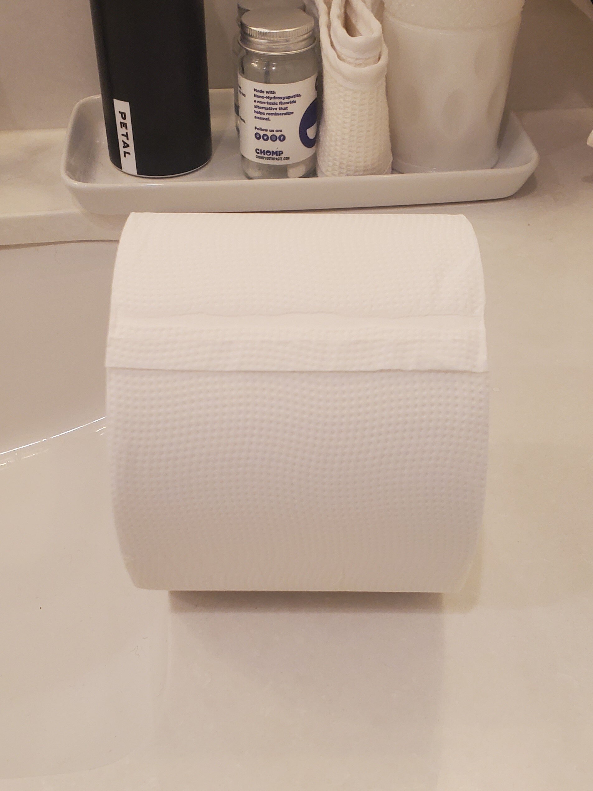 Bamboo Double Toilet Paper Roll Holder