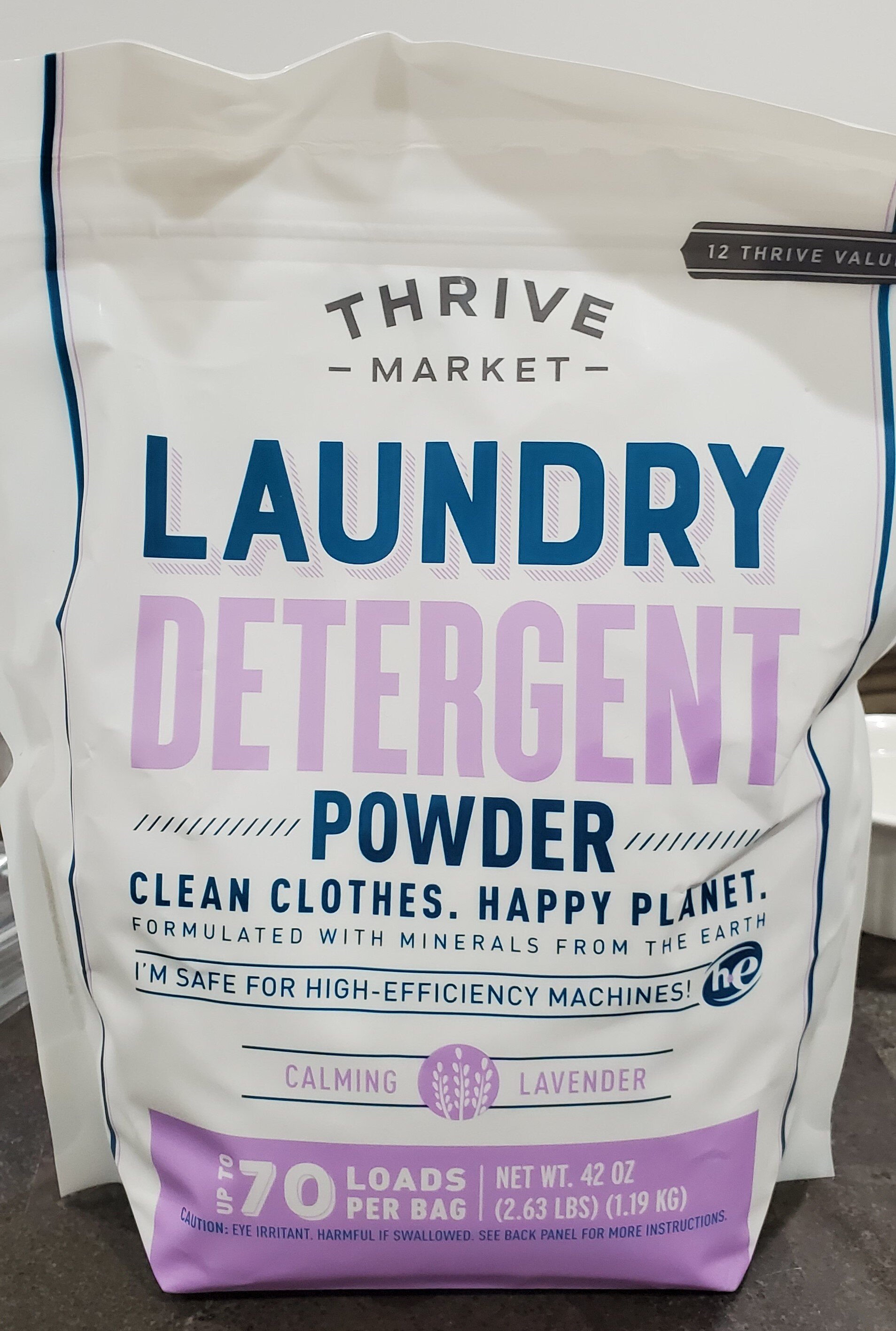 Thrive Market Laundry Detergent Powder Review We finished the bag and