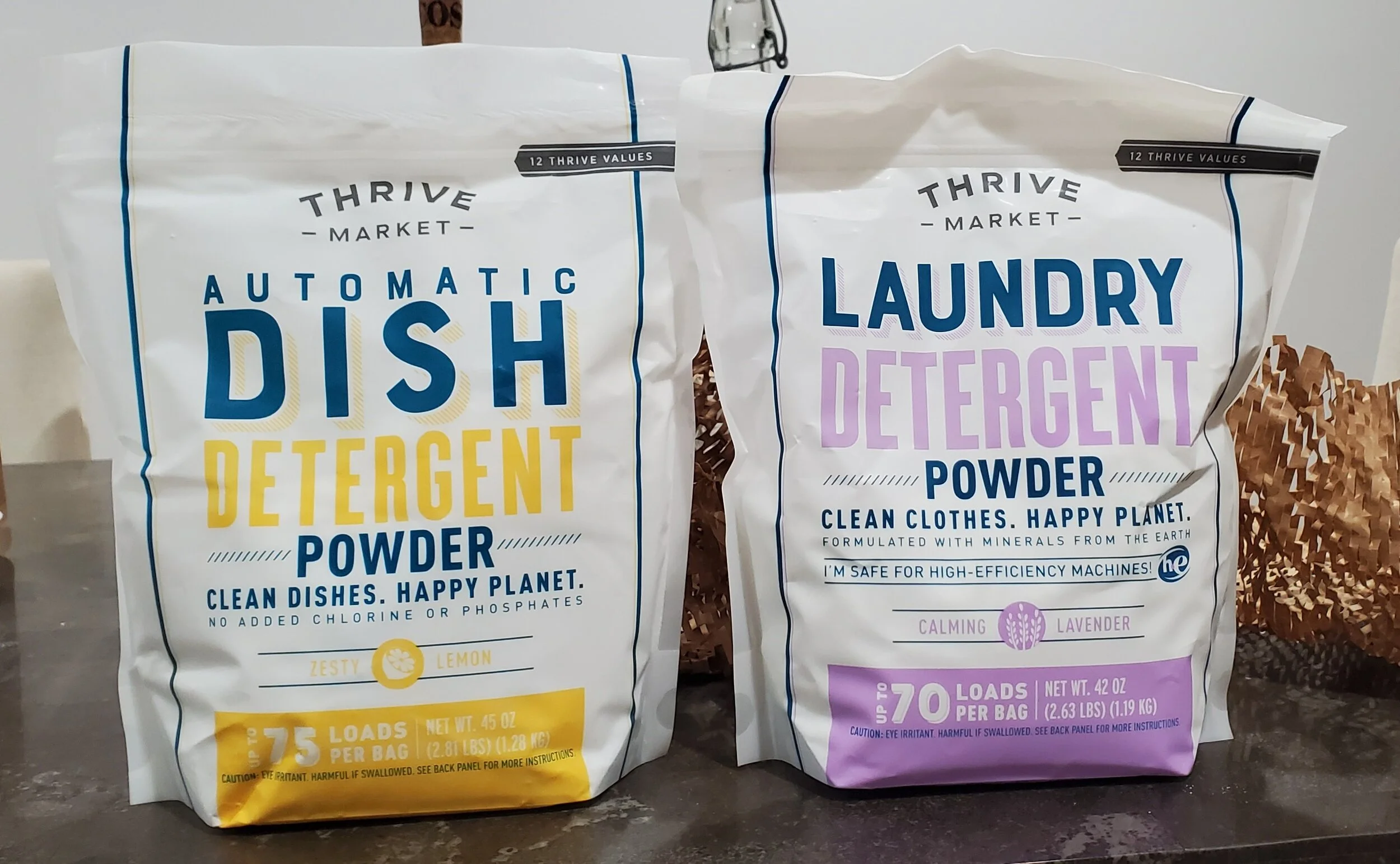 Thrive Market Laundry Detergent Powder Review: We finished the bag and ...