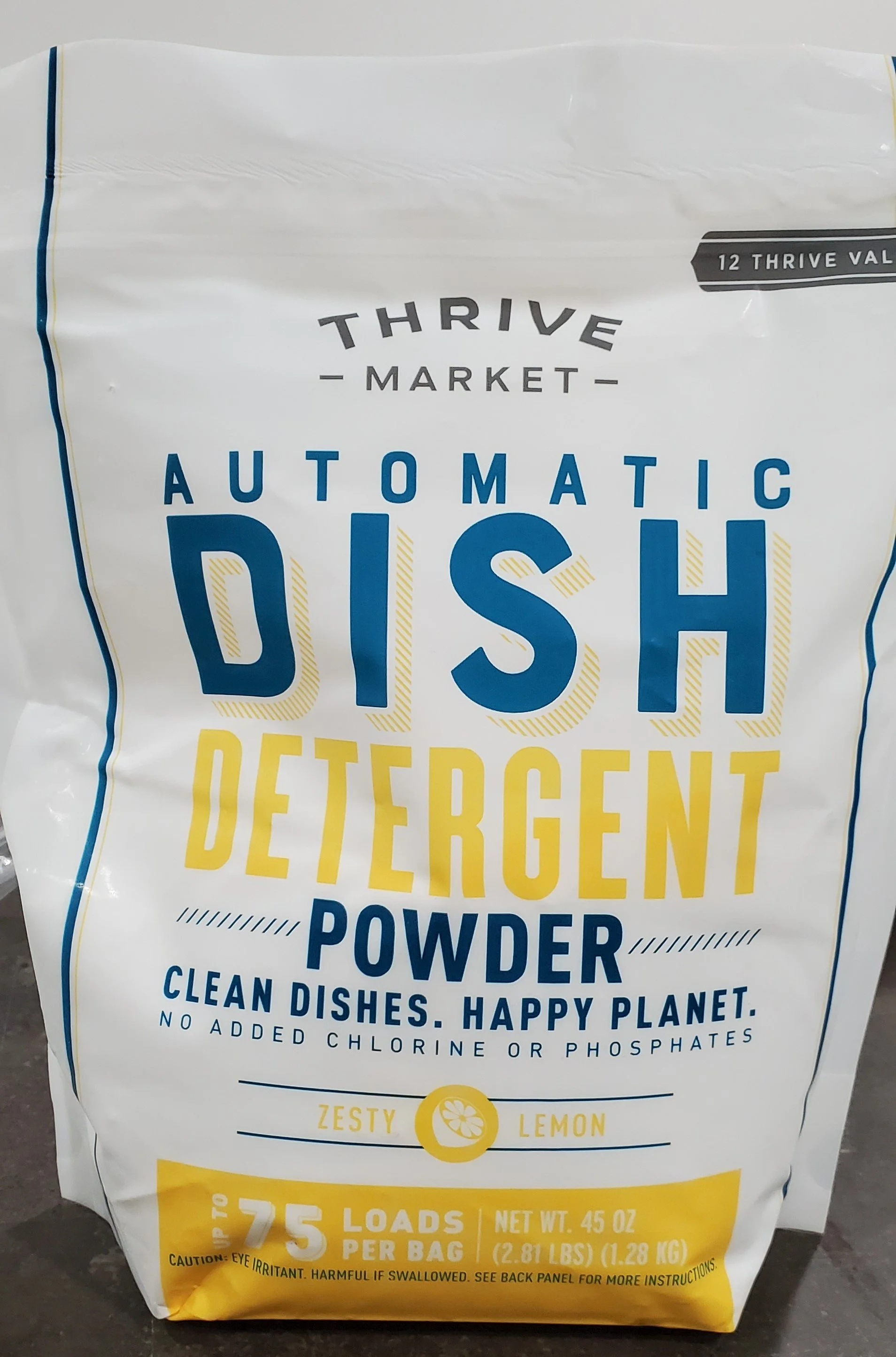 Thrive Market Dishwasher Powder we used this on our dirtiest dishes