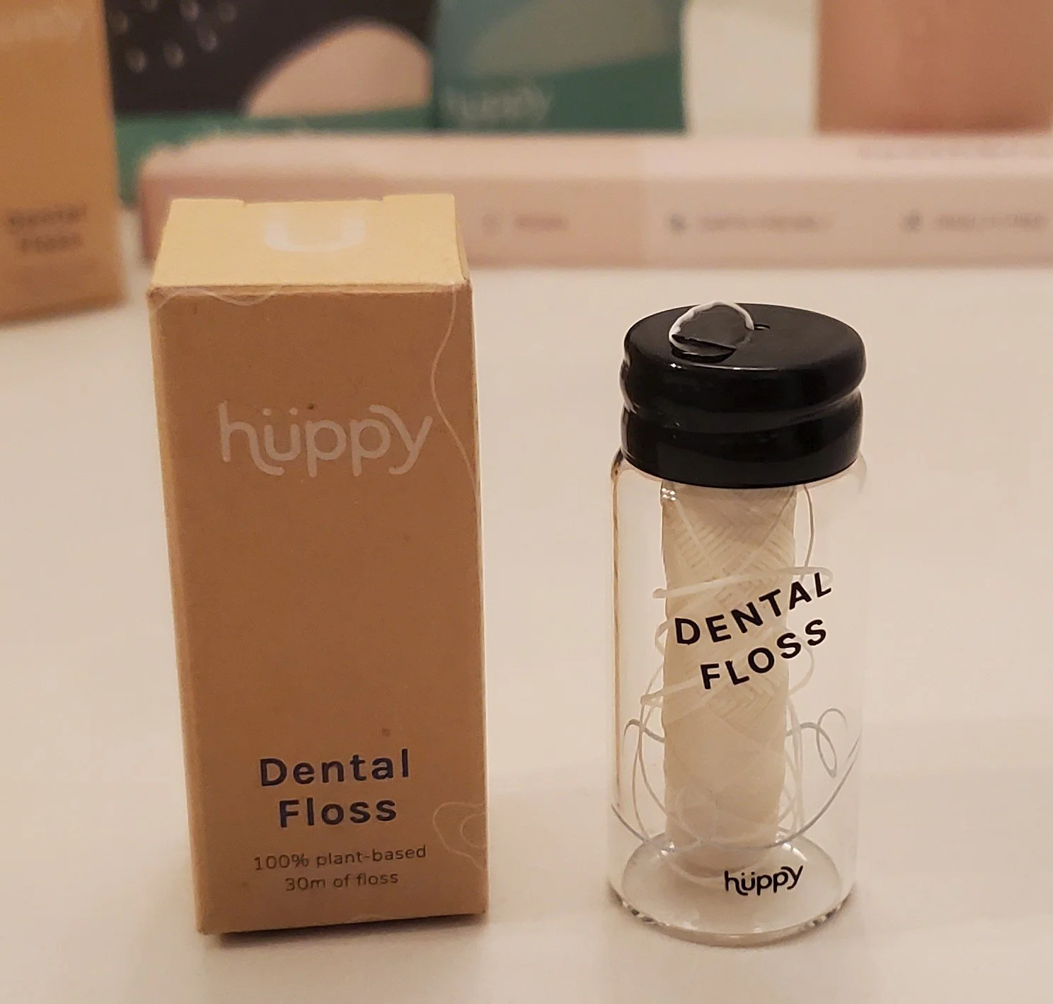 Huppy we brushed with the toothpaste tablets & bamboo toothbrush