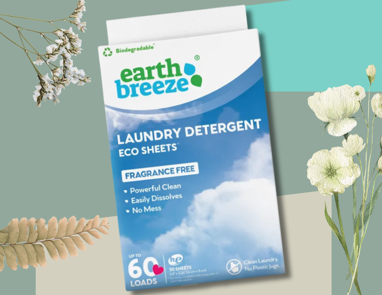 Earth Breeze Laundry Detergent Sheets Fragrance Free