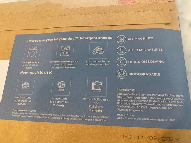 TRR tried HeySunday’s Detergent Sheets for a month. Here's our review ...