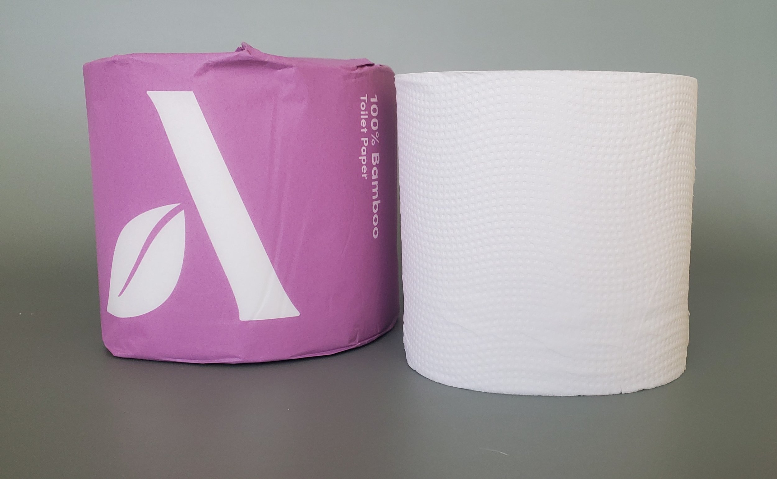 TRR wiped with  Aware 100pct Bamboo Toilet Paper. Here's our