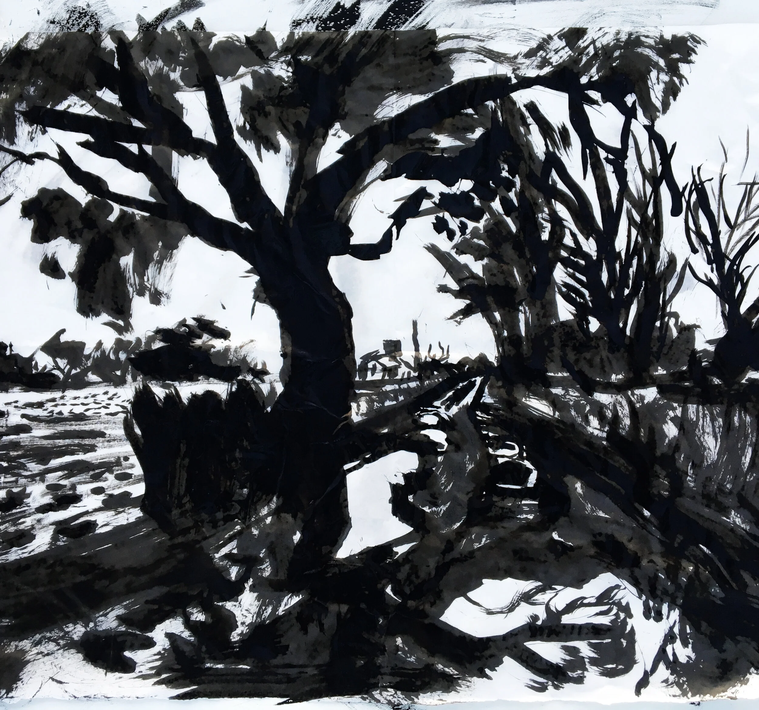 Flooded lane at Wramplingham 2021