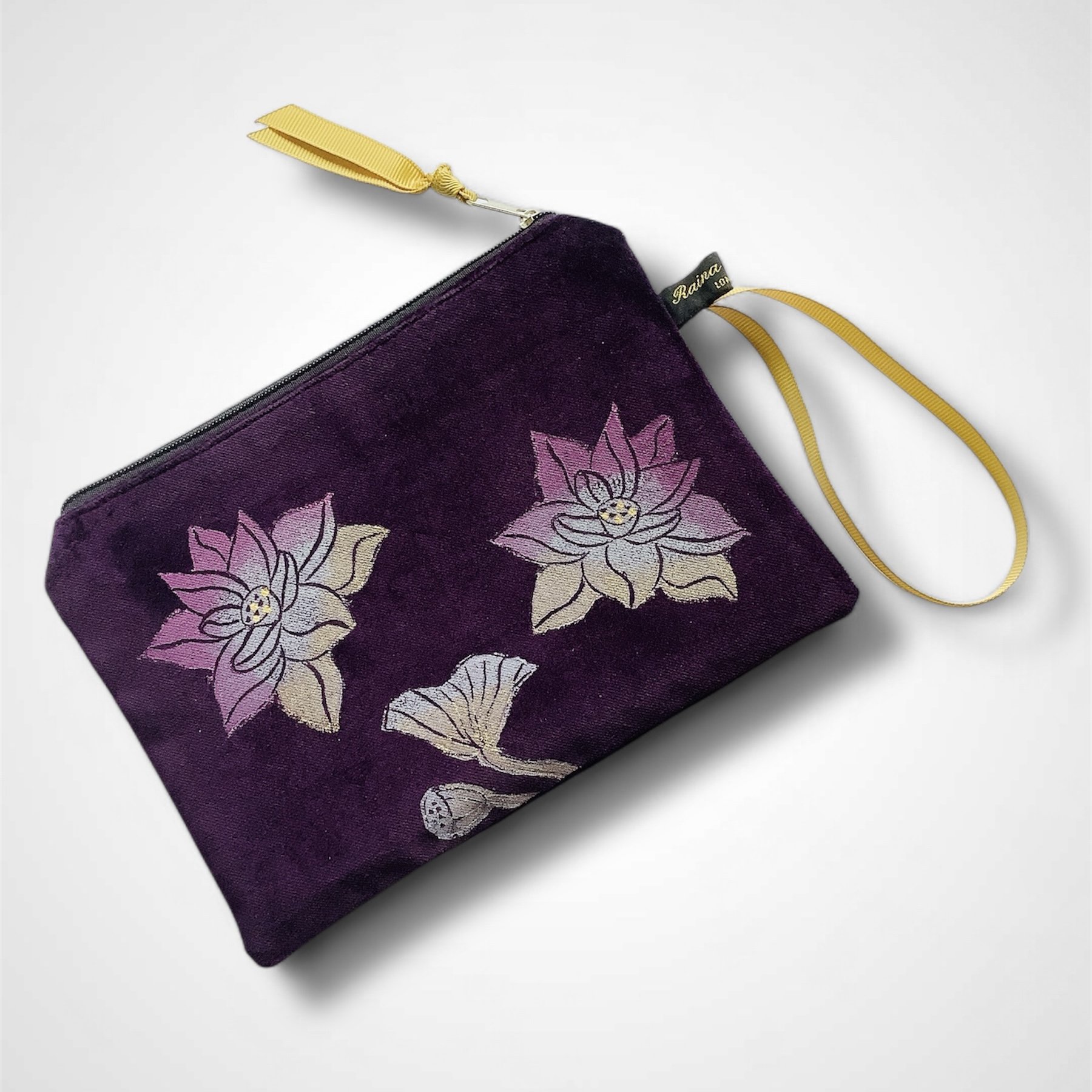 Plum Velvet Lotus Flower pouch.jpg