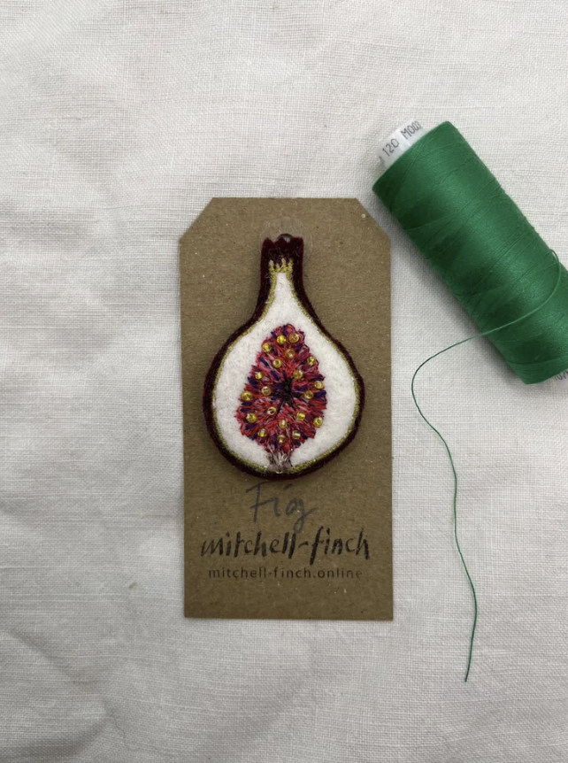 Fig Brooch by Jane Mitchell-Finch