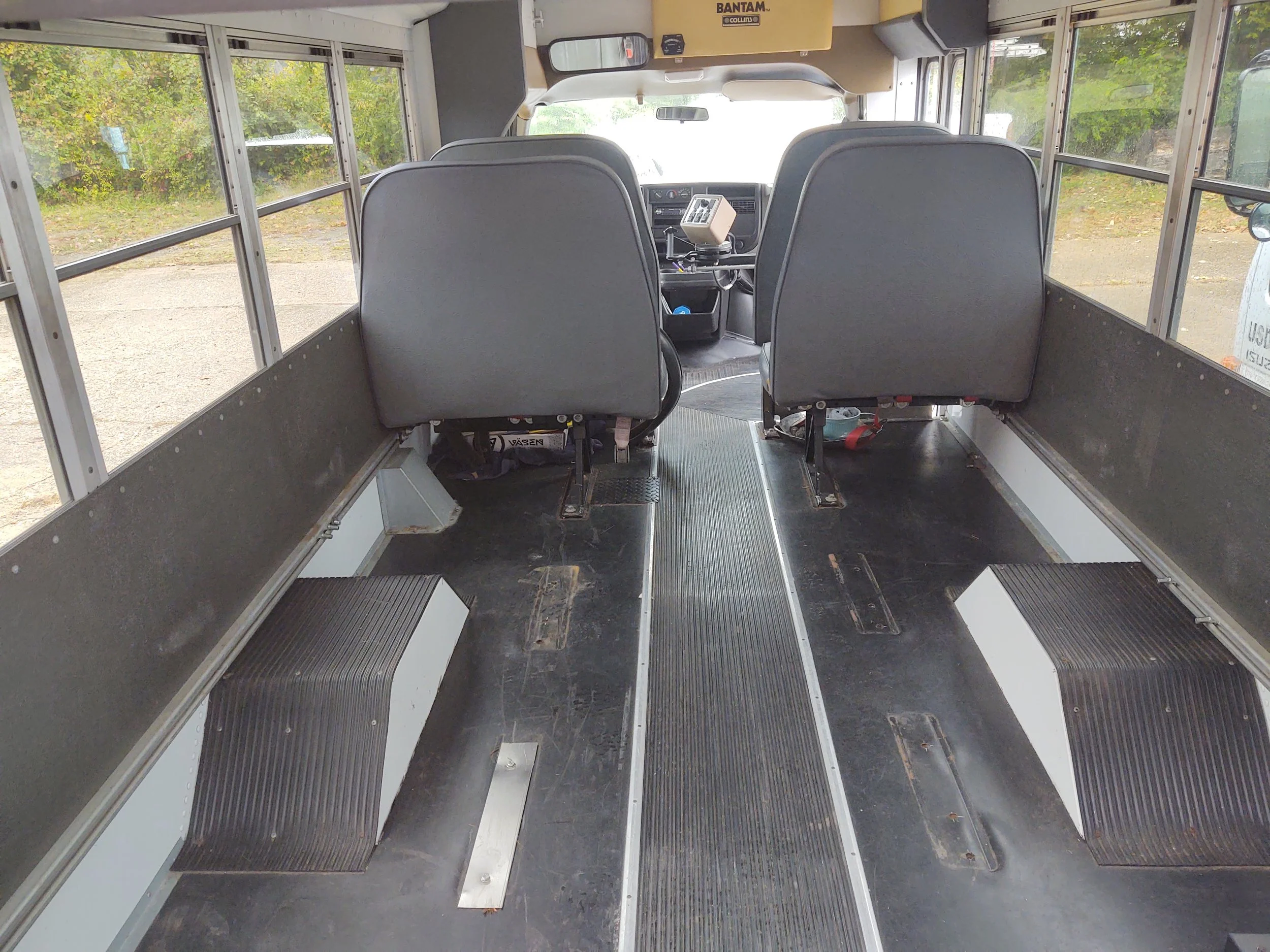 Seats out of Bus