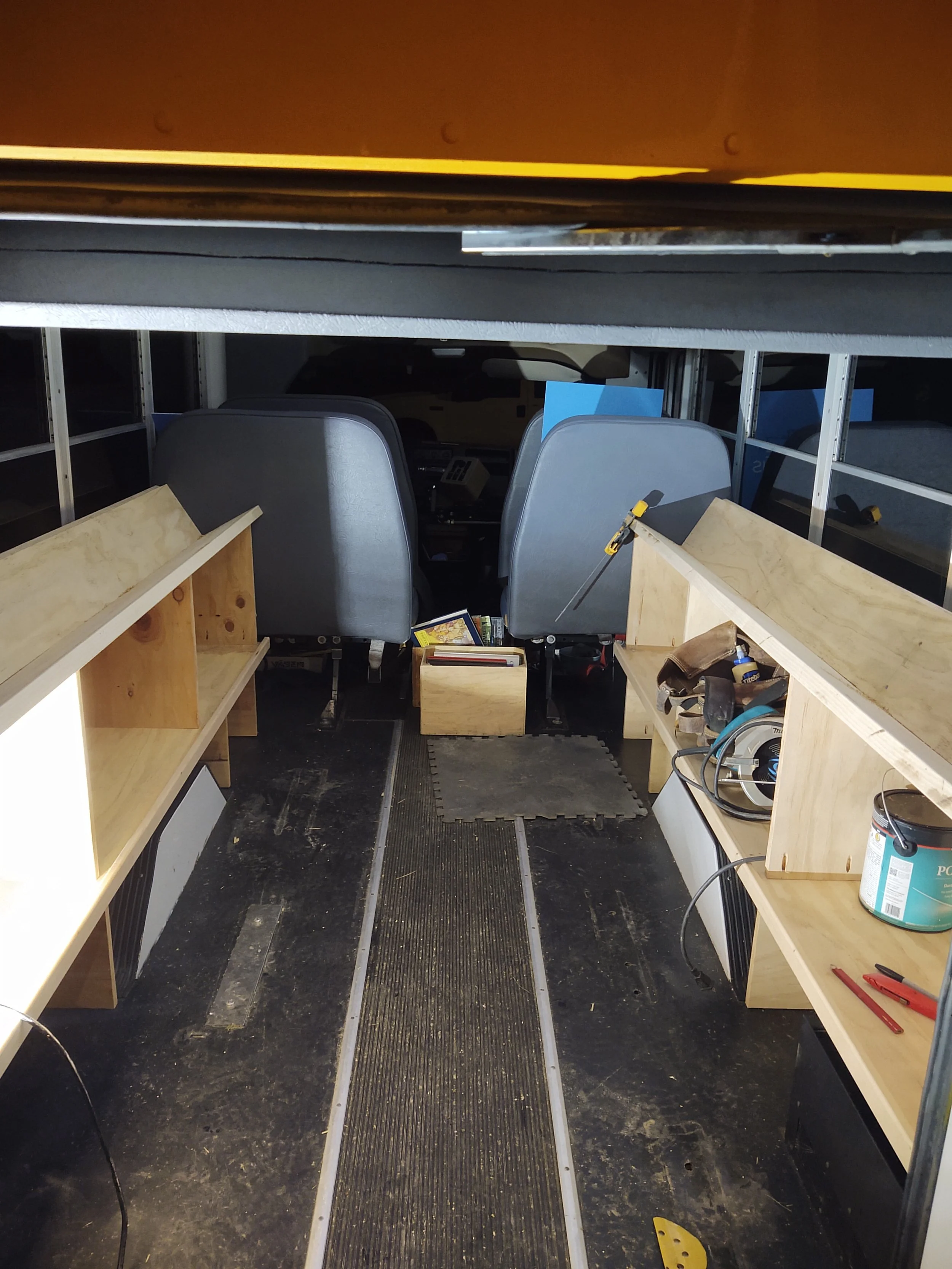 Shelves Installed