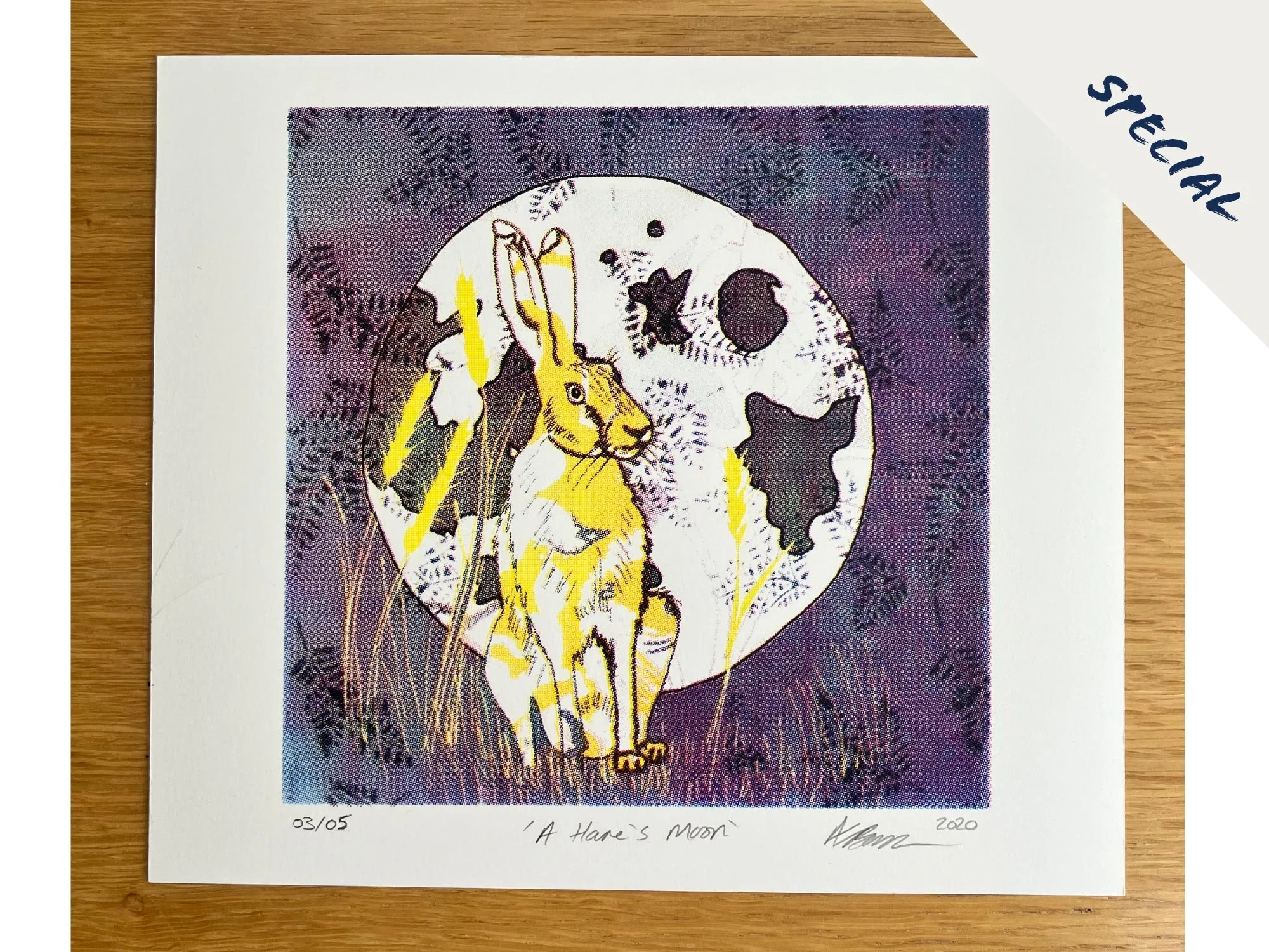 A Hare's Moon Colour Experiment