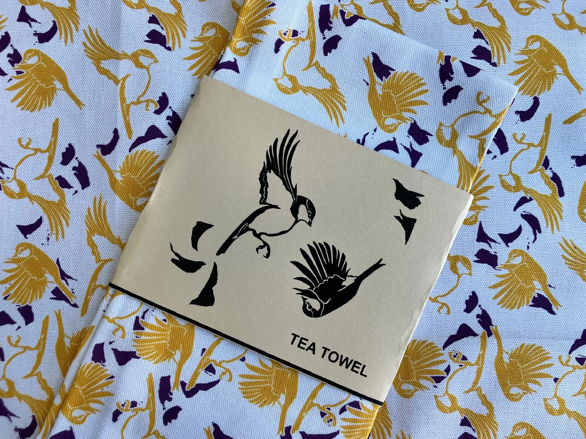 Blue Bird Tea Towel