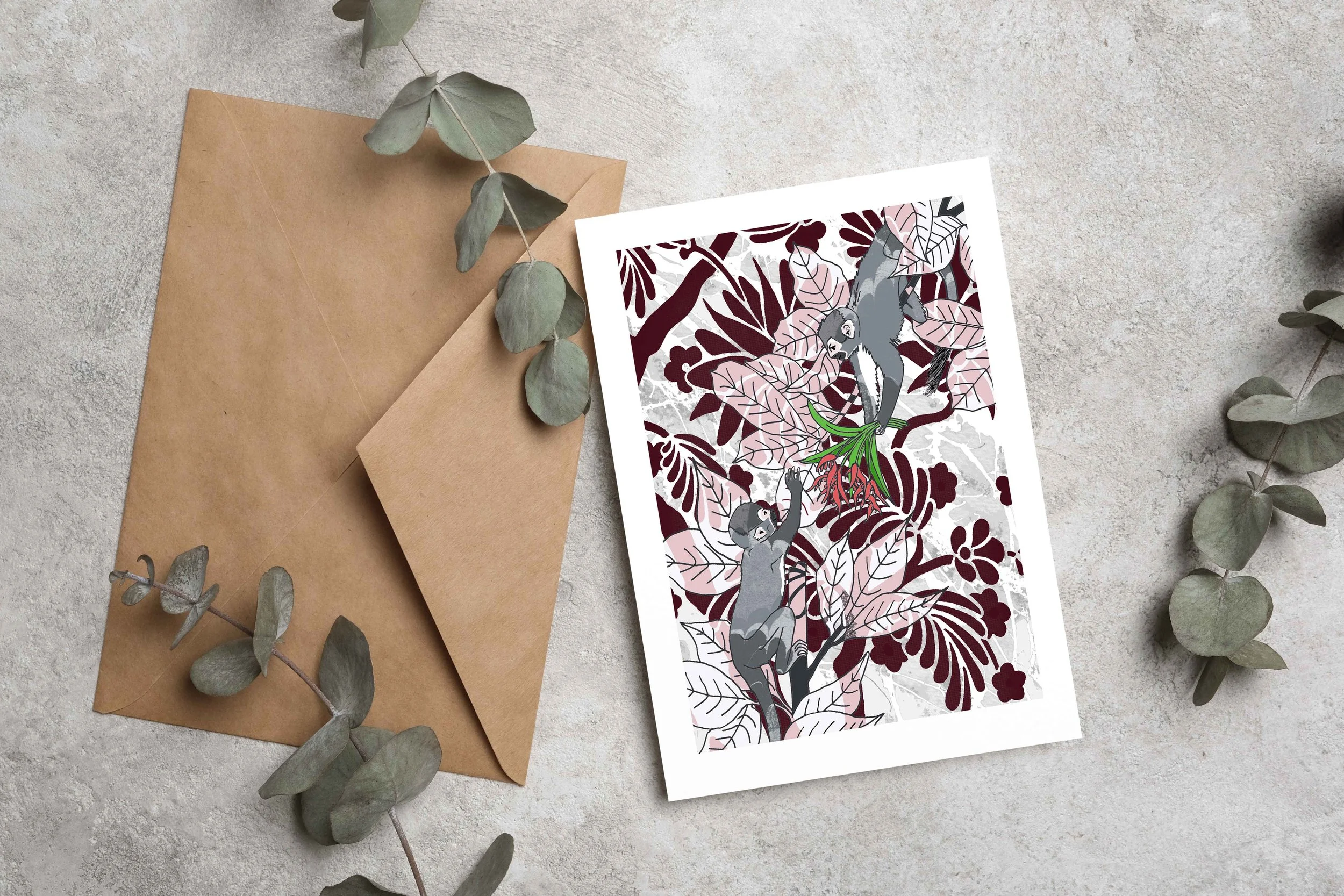 Flowers For My Darling card