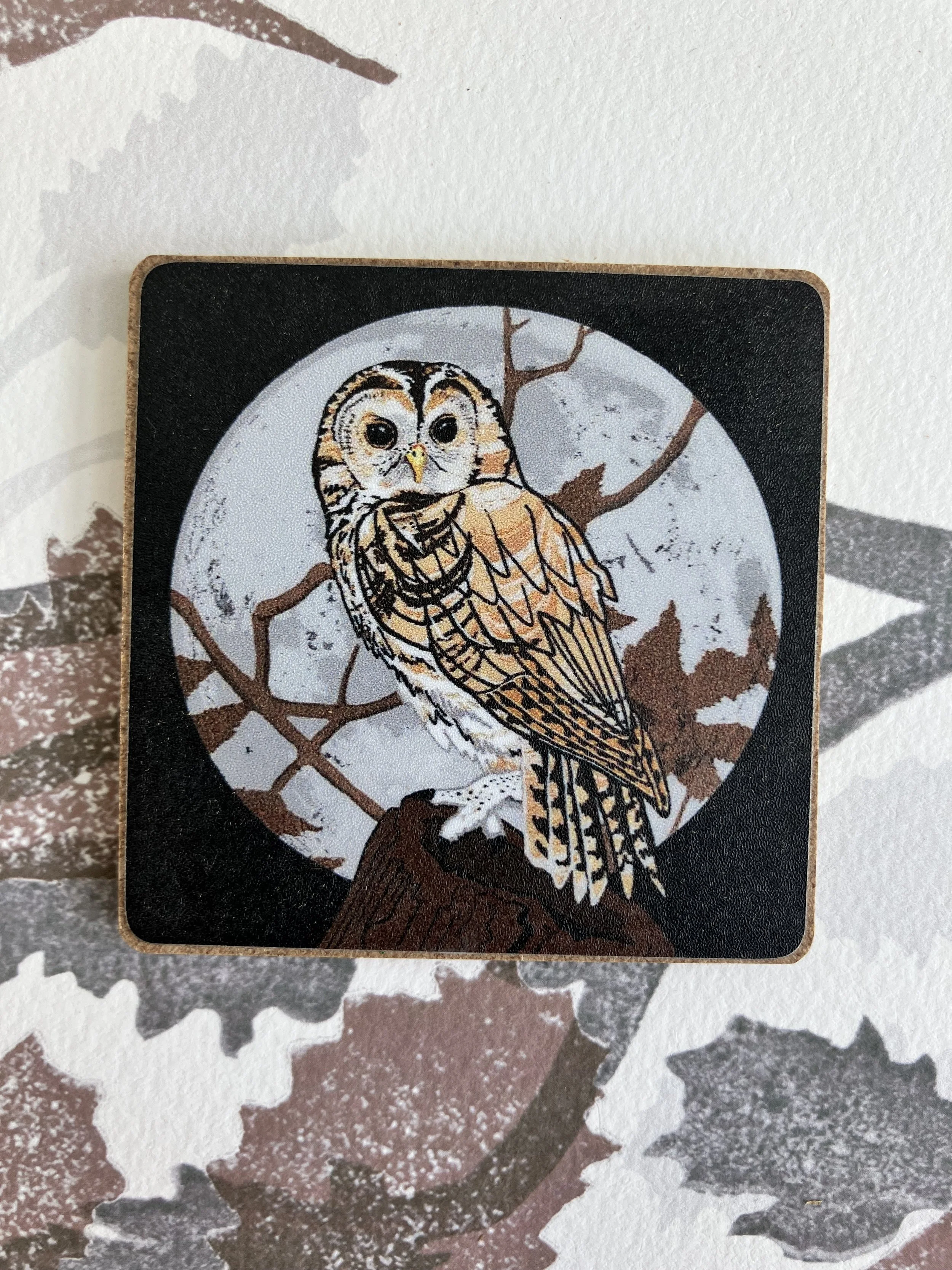Tawny Owl Fridge Magnet