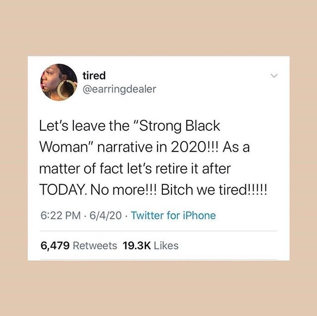 Real! Tag a friend if you agree. ⠀
⠀
⠀
repost from @mfmgcosmetics #strongblackwoman #socialdistancing #blacktherapist #blacktherapy #blacktherapists  #blacktherapistsmatter #blackmentalhealth #blackmentalwellness  #blackmentalhealthmatters #blackment