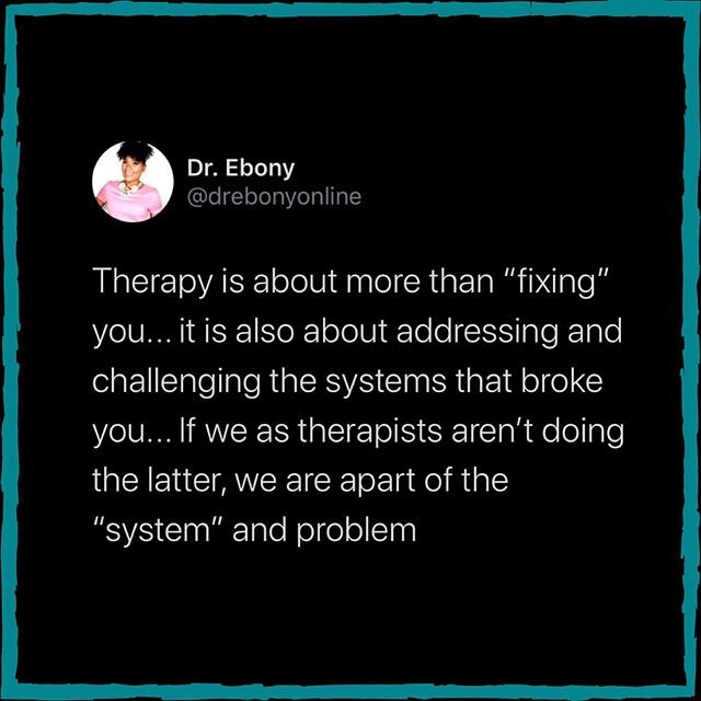 Are you a Black therapist? Sign up on our website to become a provider in our virtual therapy app! Tag a Black therapist. 🤎 ⠀
⠀
⠀
#blacklivesmatter #socialdistancing #blacktherapist #blacktherapy #blacktherapists  #blacktherapistsmatter #blackmental