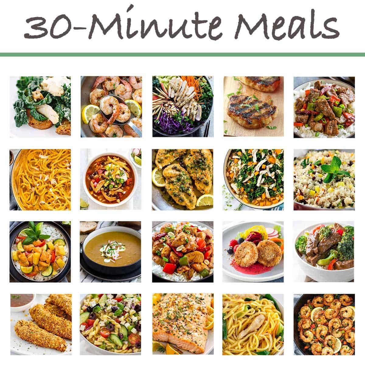 30-MINUTE MEALS WITH CHEF QUE