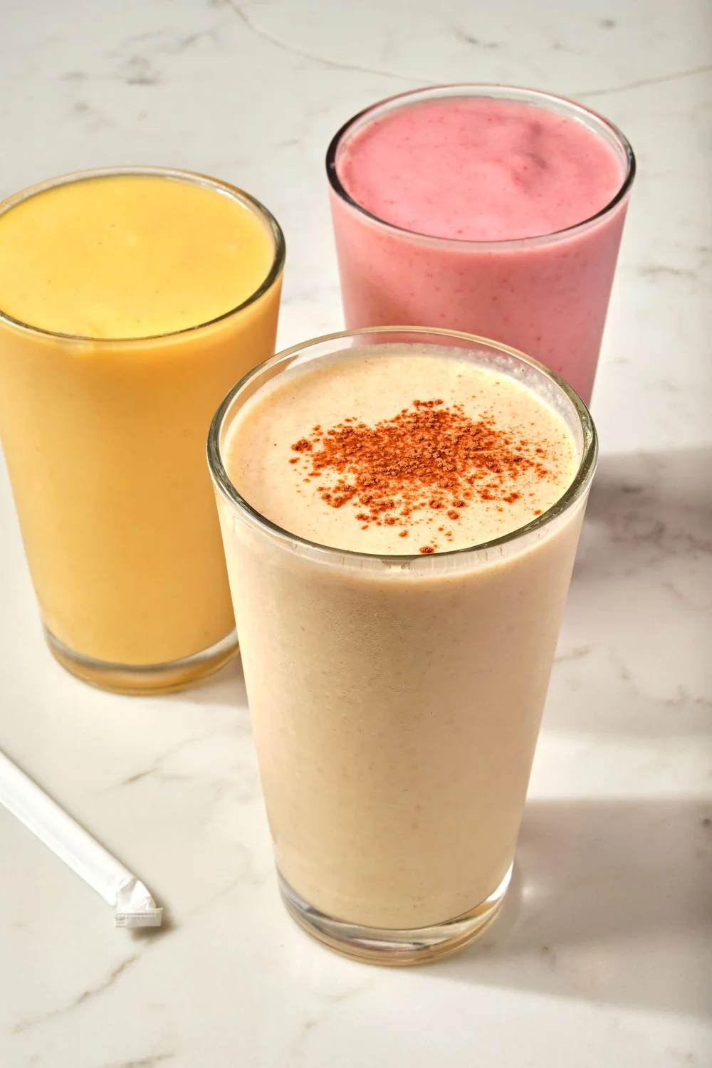 Fresh smoothies at The Kitchen by Cooking with Que