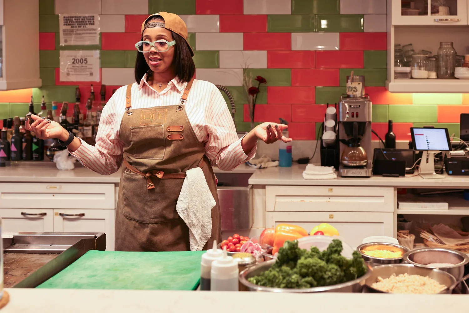 Birthday celebration at The Kitchen by Cooking with Que in Detroit