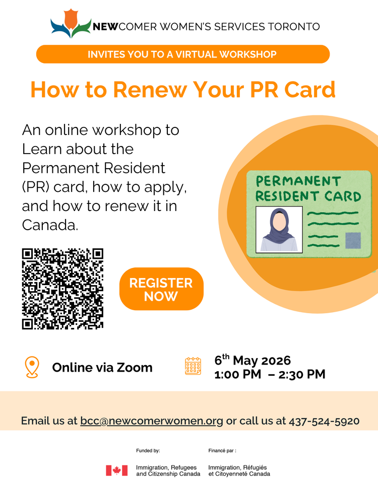 How to Renew Your PR Card — Newcomer Women's Services