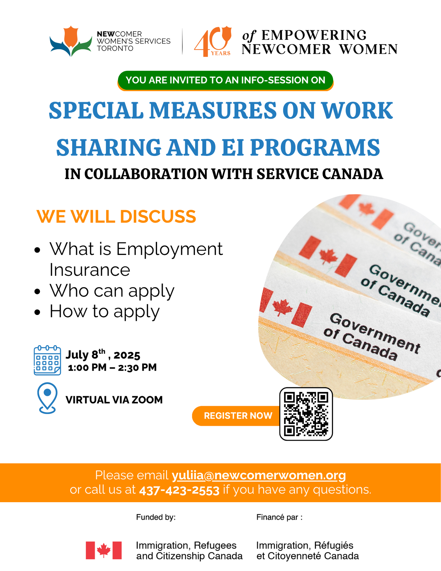 Special Measures on Work sharing and EI Programs in collaboration with ...