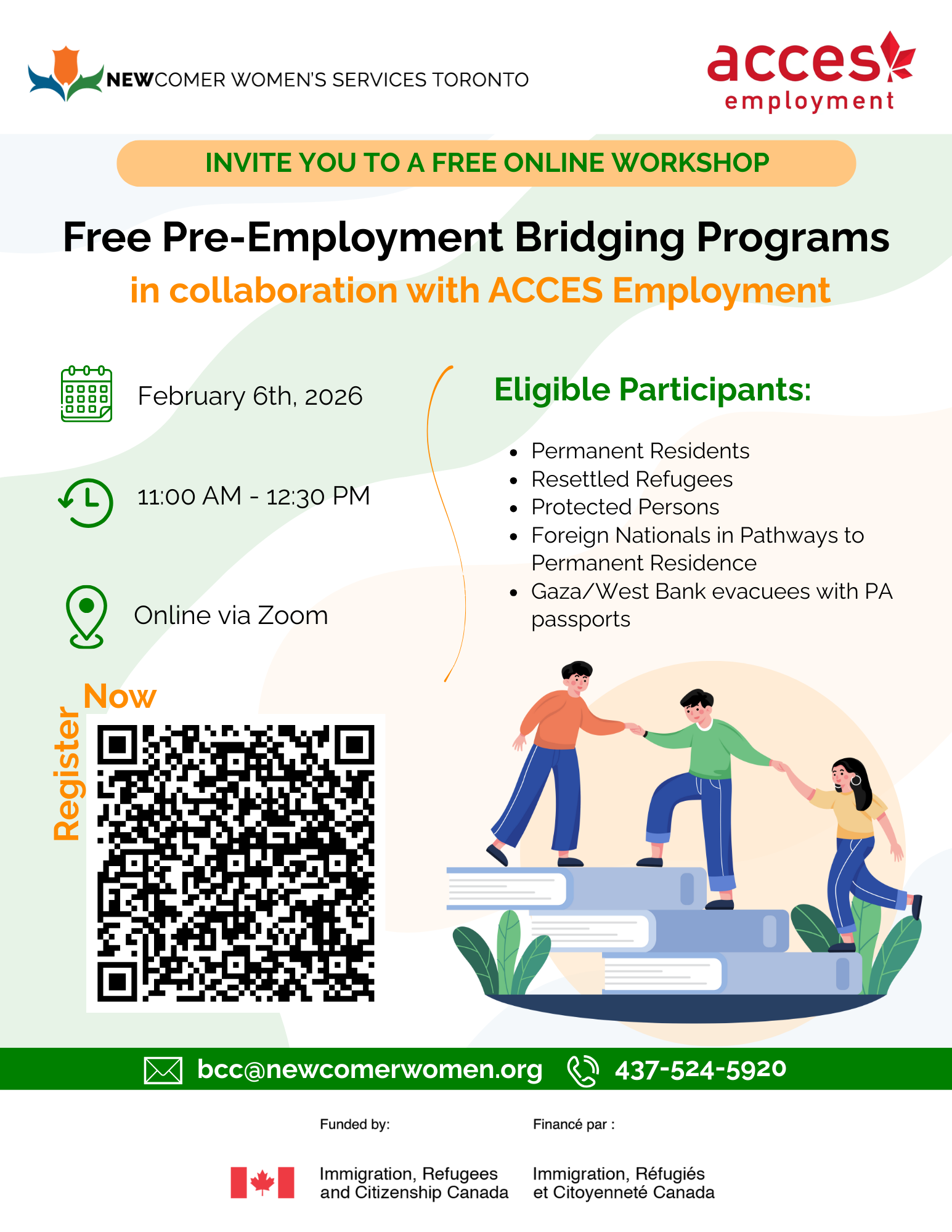 Employee Bridge Program Free pre- employment bridging programs, in collaboration with ACCES ...