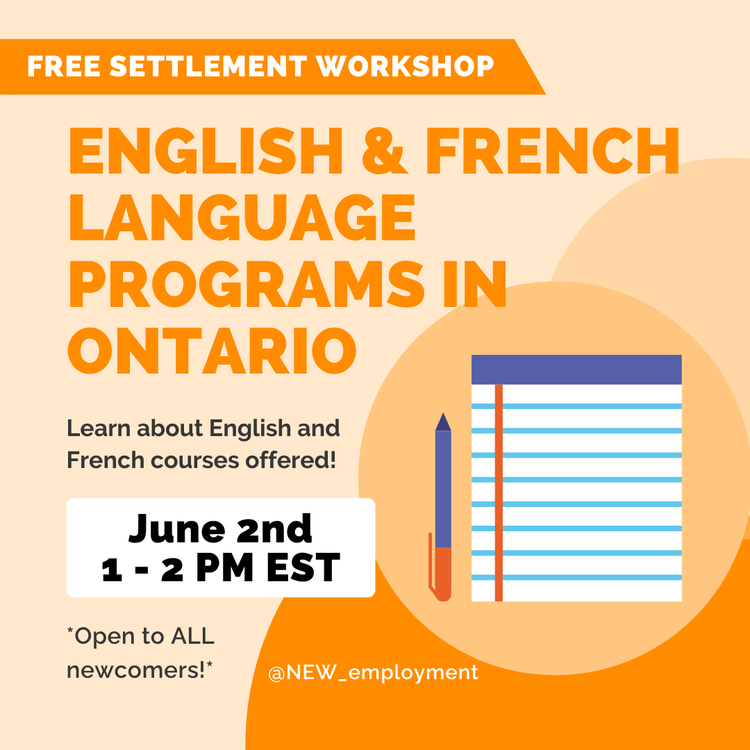 English and French Language Programs in Ontario — Newcomer Women's Services
