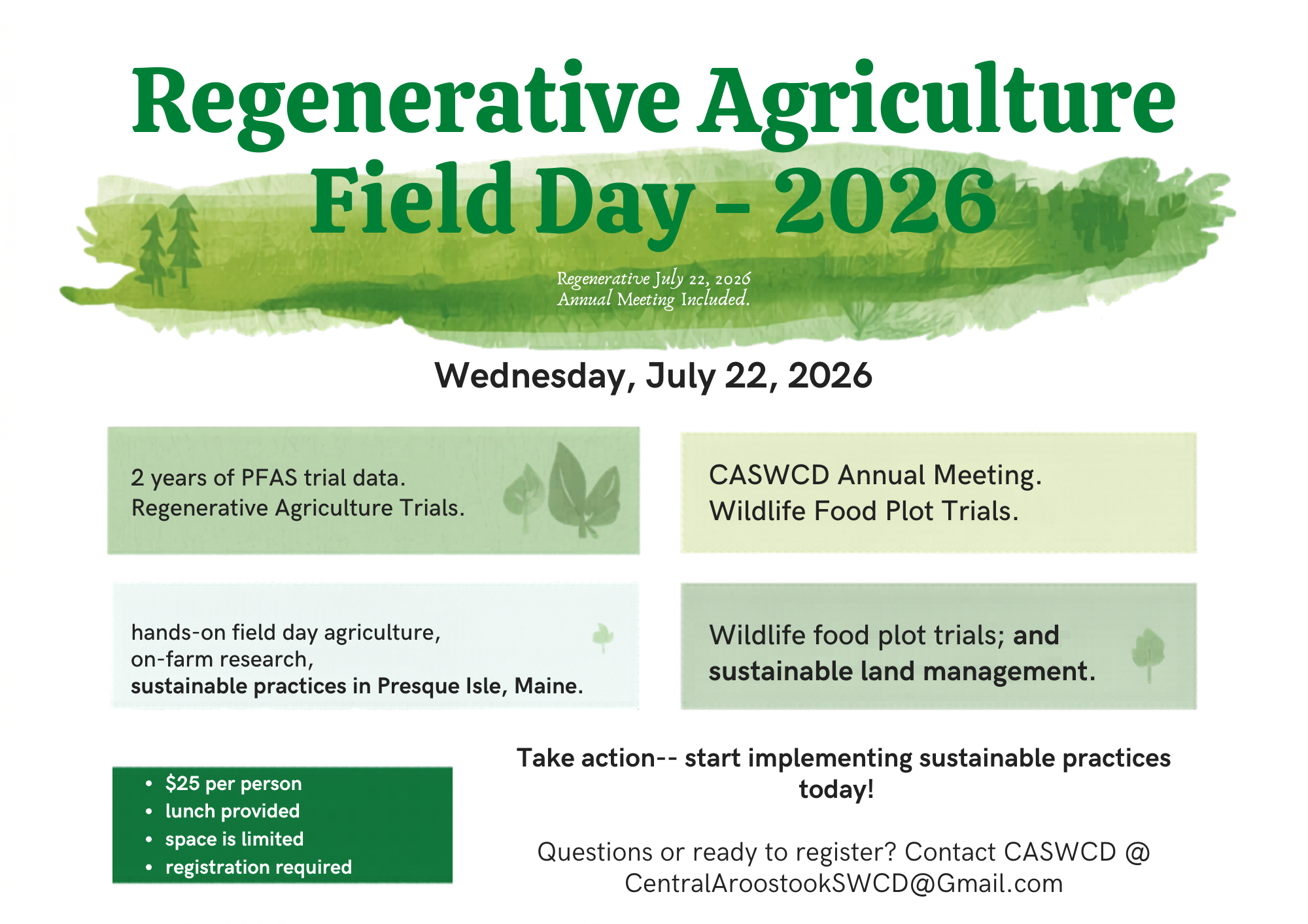 Regenerative Agriculture Field Day 2026