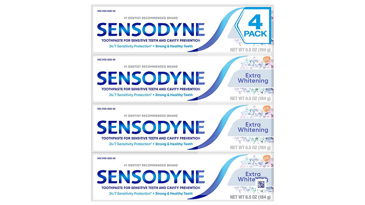 Sensodyne Extra Whitening Toothpaste (6.5 oz., 4 pk.)